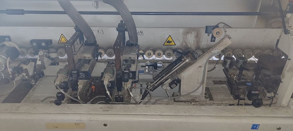 кантираща машина с точно окрайчване две фрезови групи цикли и полири