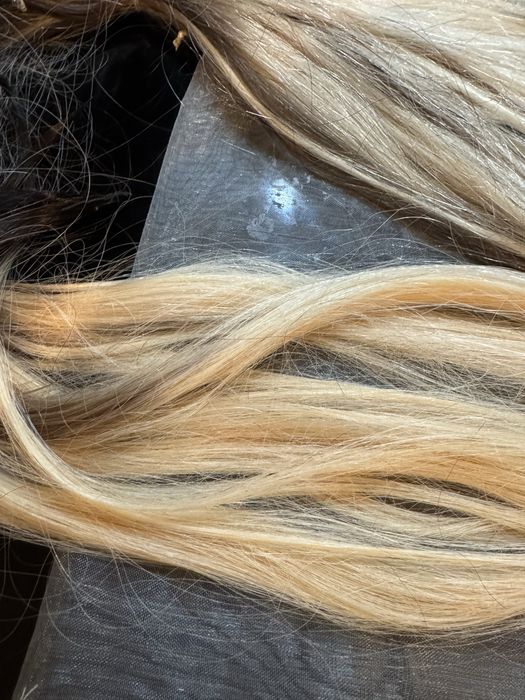 100% ЕСТЕСТВЕНА СЛАВЯНСКА КОСА - Кератинови кичури омбре