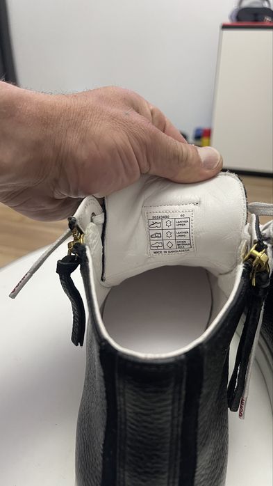 Tenisi Huho Boss hightop piele vitel