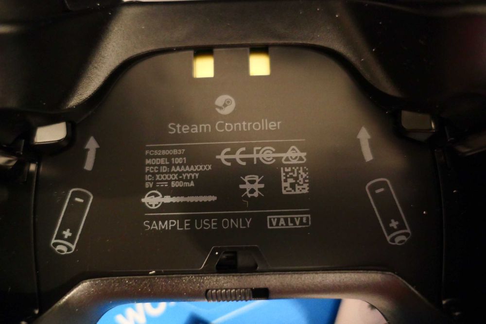 VALVE STEAM Controller Consola Gaming + Dongle SAMPLE USE ONLY - NOUA