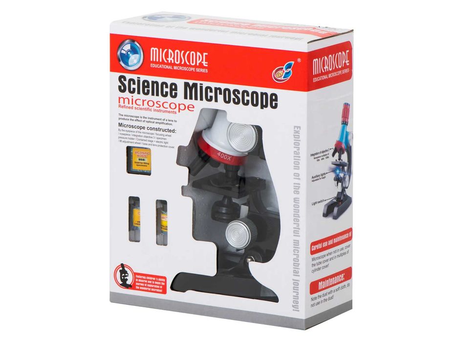 Microscop kit. Marire X1200! Pt copii pasionati biologie, medicina!