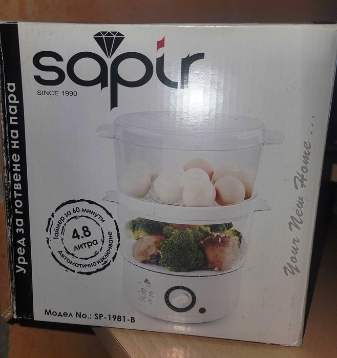 Уред за готвене на пара Sapir SP 1981 B