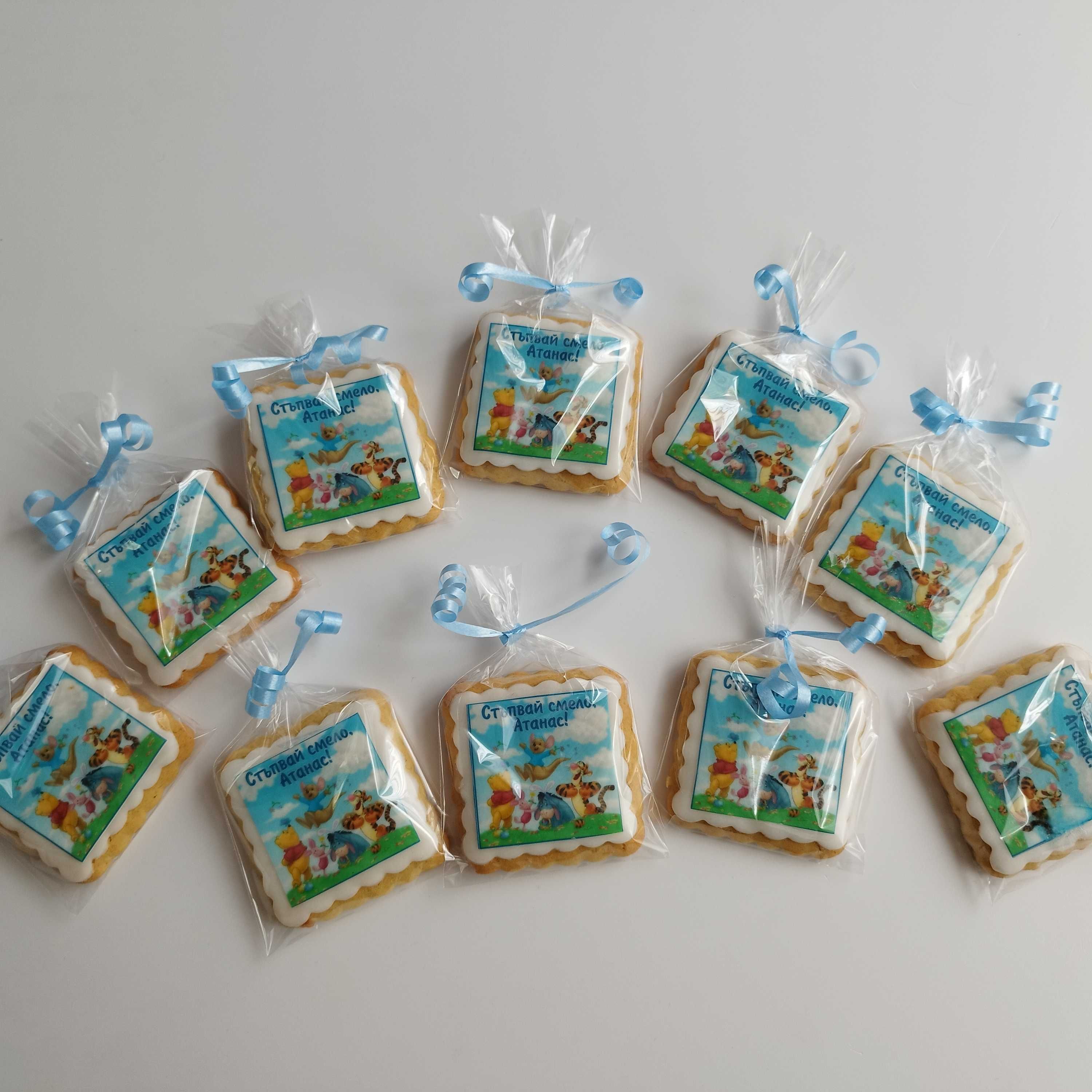 Декорирани бисквити с фондан за рожден ден,Кръщене,Погача,Прещъпулник