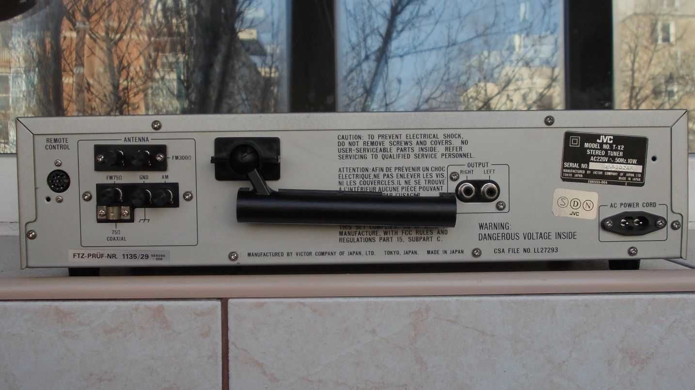 Tuner JVC T-X2, NIKKO NT-360 radio deck pt.linie,vintage