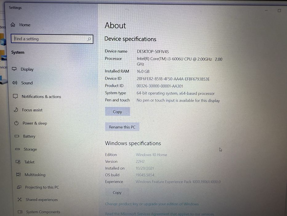 Laptop HP 250 G6 i3