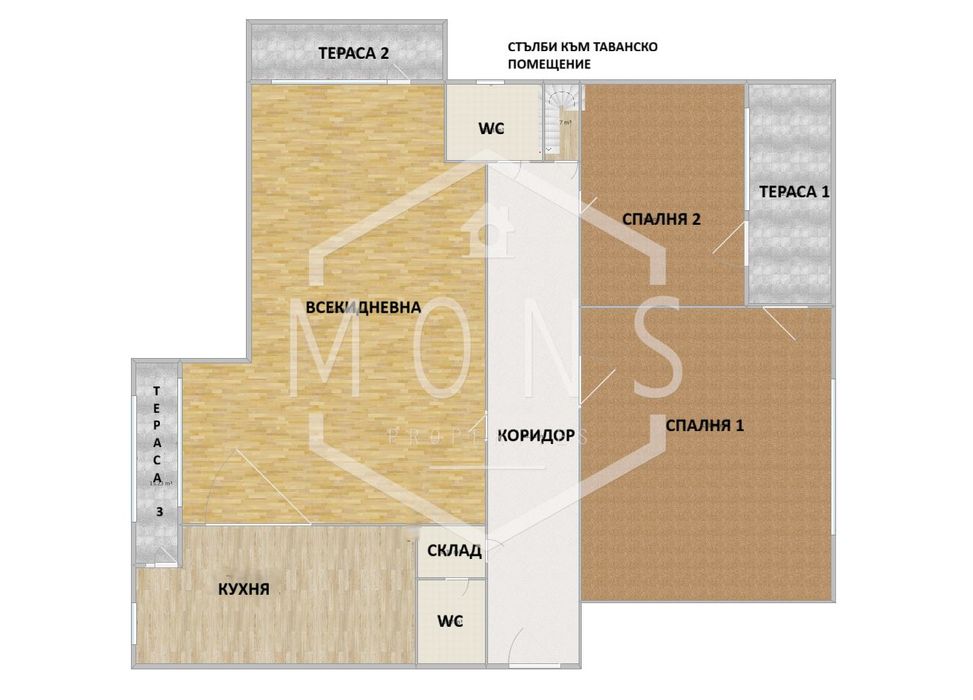 3-стаен в Габрово, област-гр.Севлиево площ 99 цена 91500