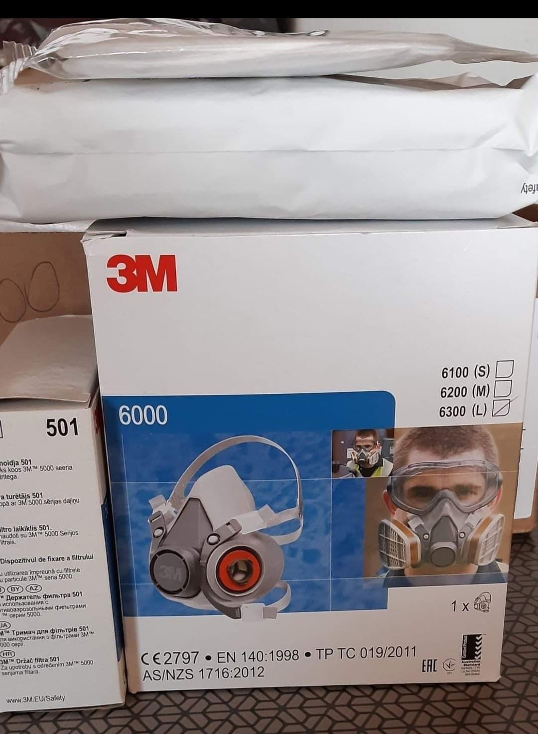 Masca de protectie 3M + accesorii full