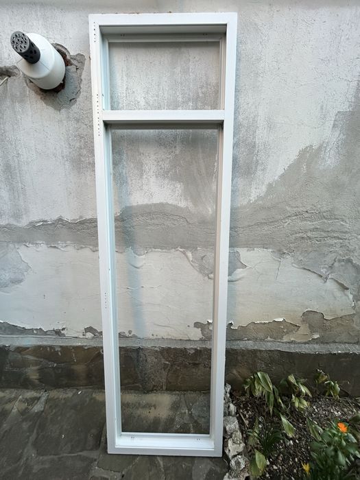 PVC дограма прозорец без стъклопакет (230х67см)