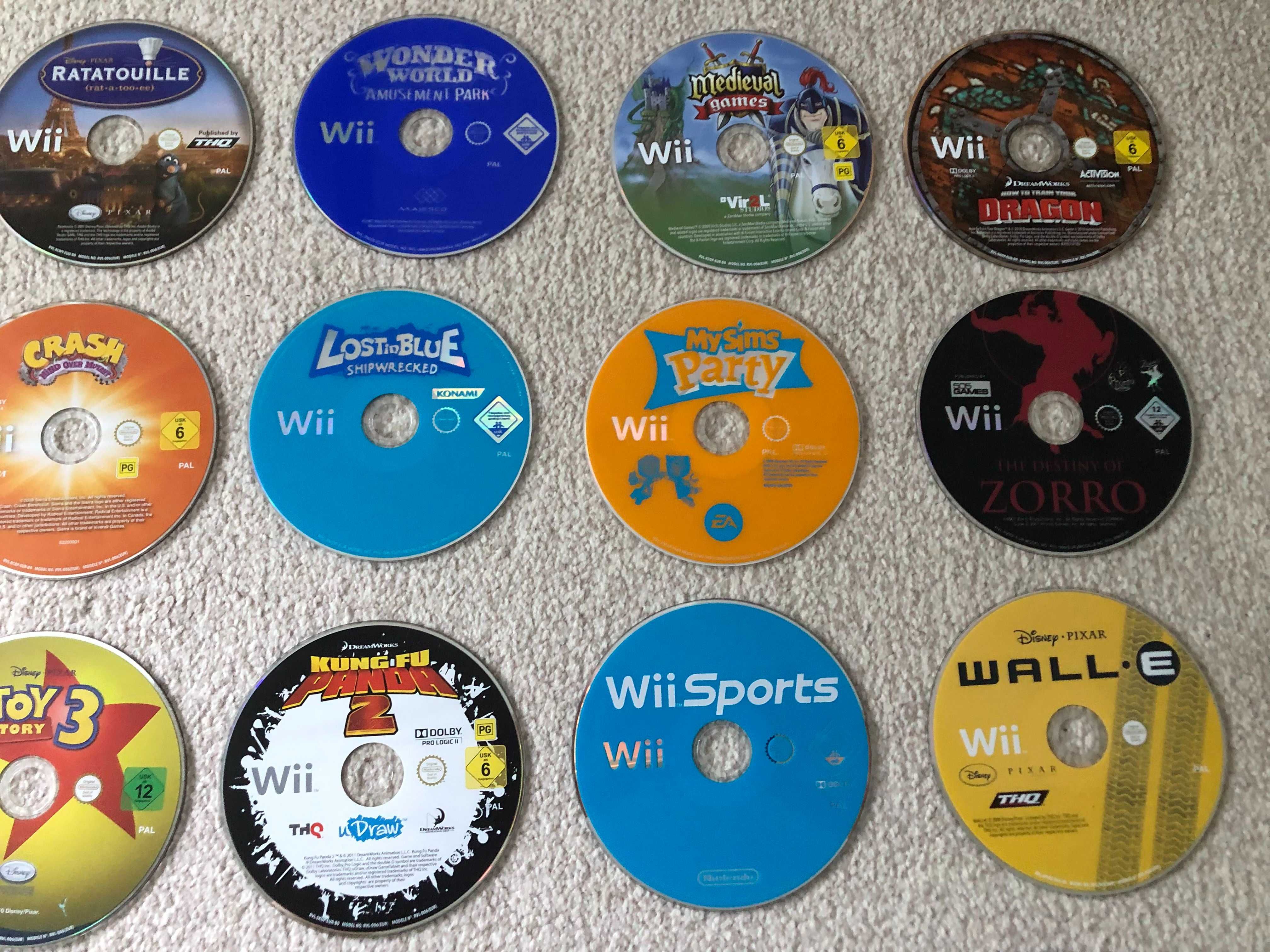 Cd Jocuri Wii Colectie 22buc