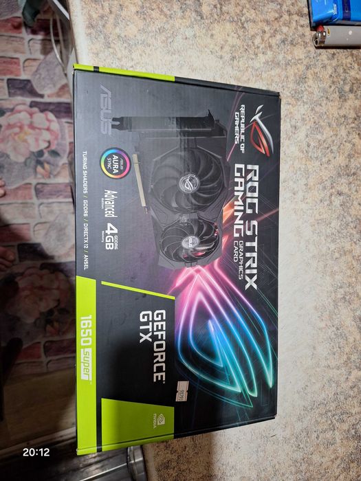 Asus Gtx 1650 super видеокарта