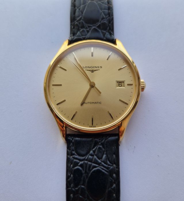 Ceas de mână bărbătesc automatic LONGINES gold plated