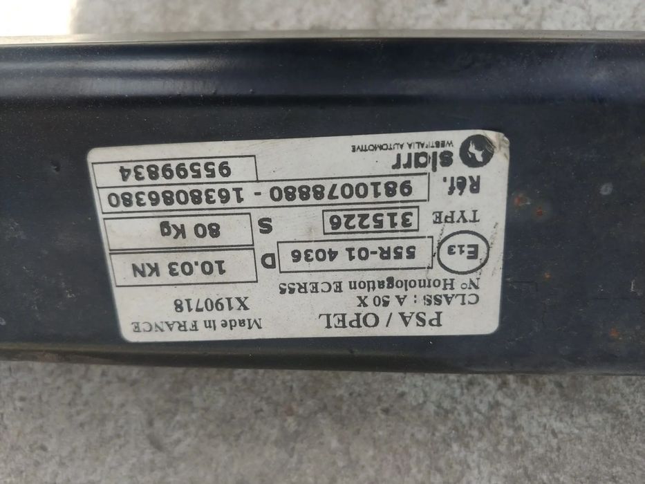 carlig remorcare demontail citroen c5 aircross 2019 peugeot 3008  9810078880  95599834