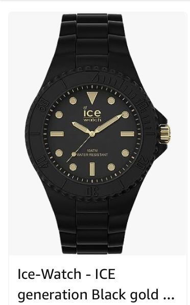 Унисекс часовник ICE GENERATION BLACK GOLD 019156