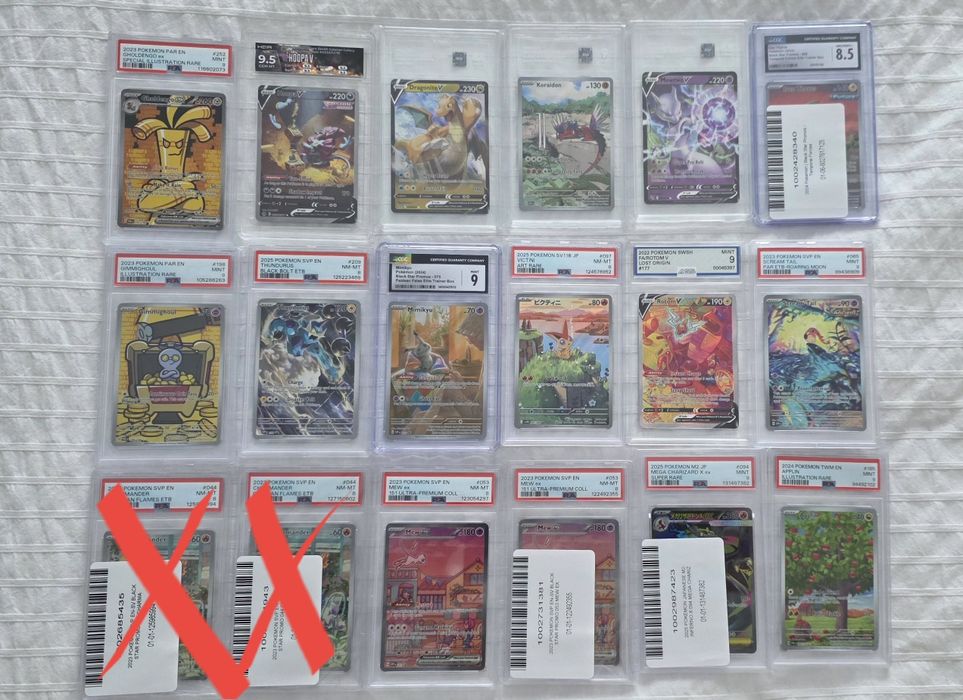 Cărți Pokemon PSA, CGC si TAG