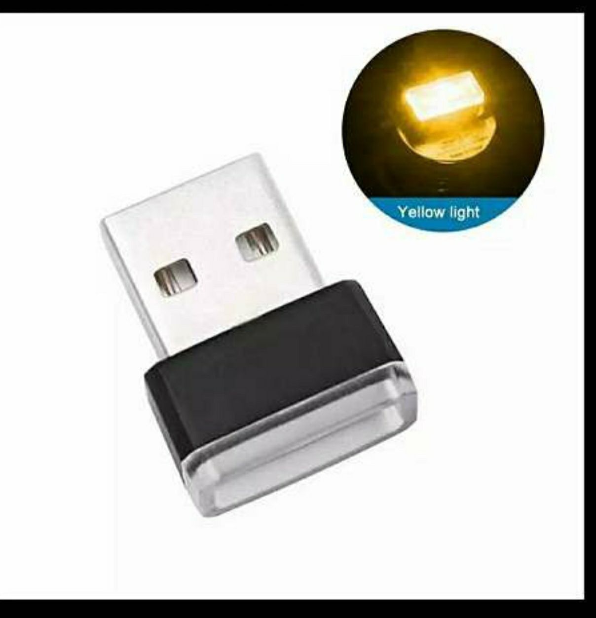 Mini stick USB cu lumină LED  ambientală. Laptop, PC, Masina.