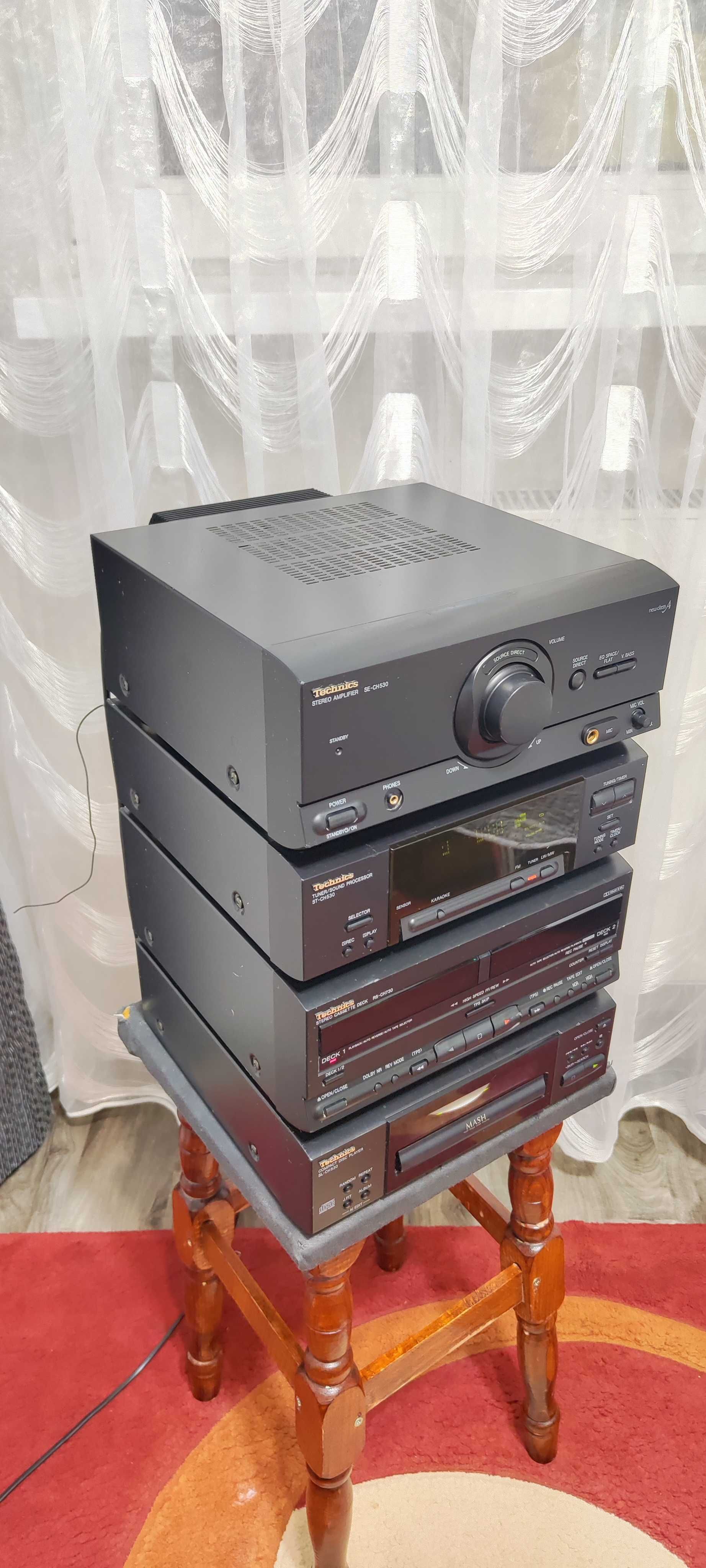 Linie Audio Technics Ampl SE-CH530 Tuner ST-CH CD SL-CH Deck RS-CH730