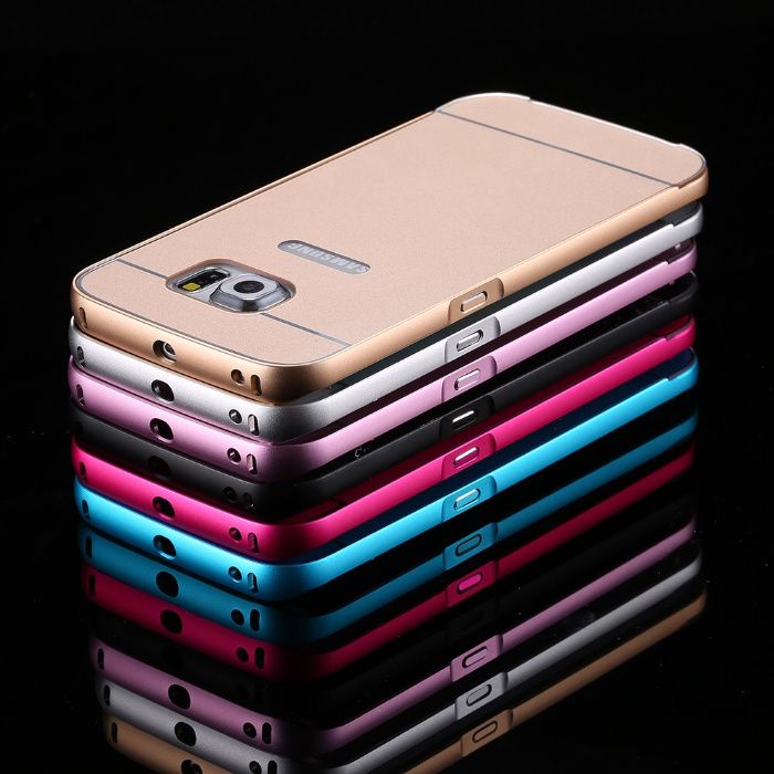 Husa / Bumper aluminiu + spate Acril Samsung Galaxy S7