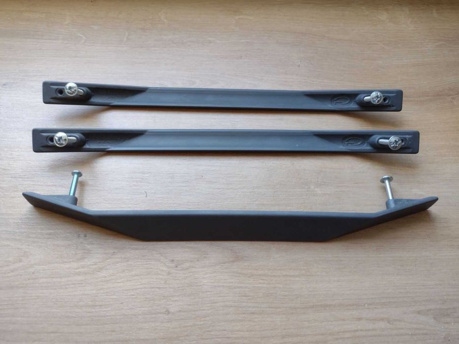 Метални дръжки за кухня 12 бр. - графитено сиви