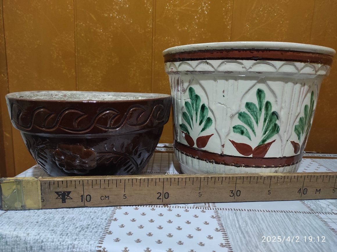 Продам керамические горшки 2 за 50 000сум.