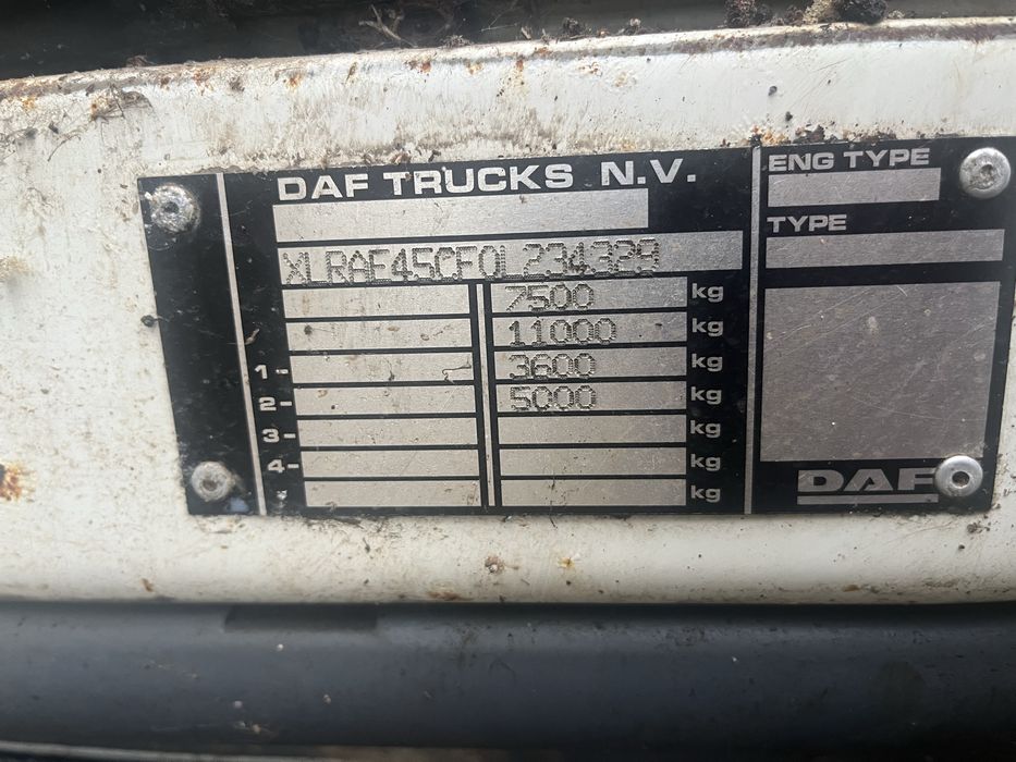 Vand DAF 45. 180 7,5 tone