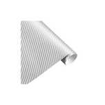 Folie carbon 3D argintie bubble free 1mx1.5m ERK