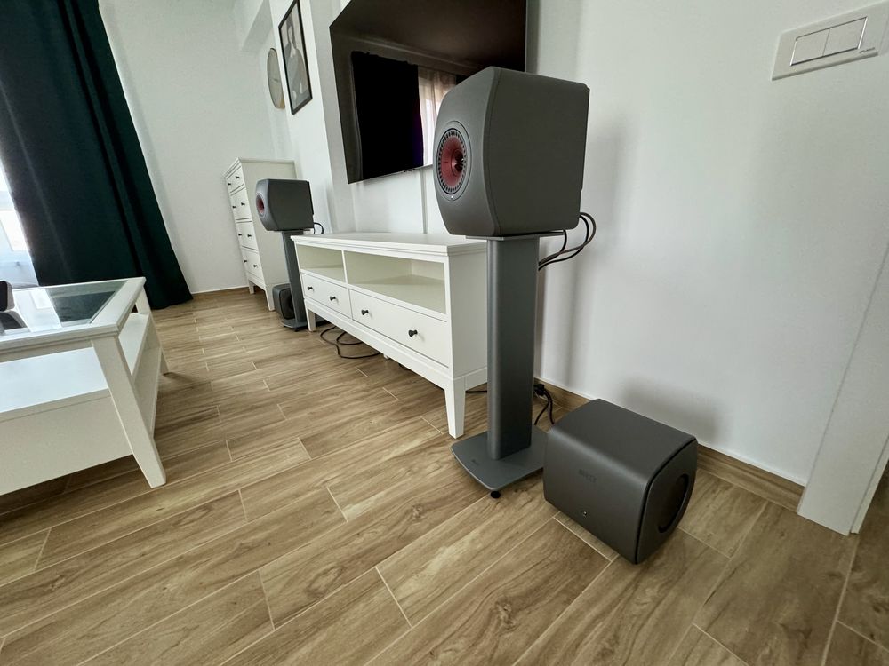 Subwoofer activ KEF KC62 Titanium Grey Factură + Garanție AVstore