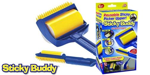 Sticky Buddy Комплект миещи ролки за обиране на косми 2 в 1