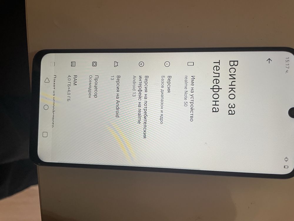 Realmi note 50 80лв