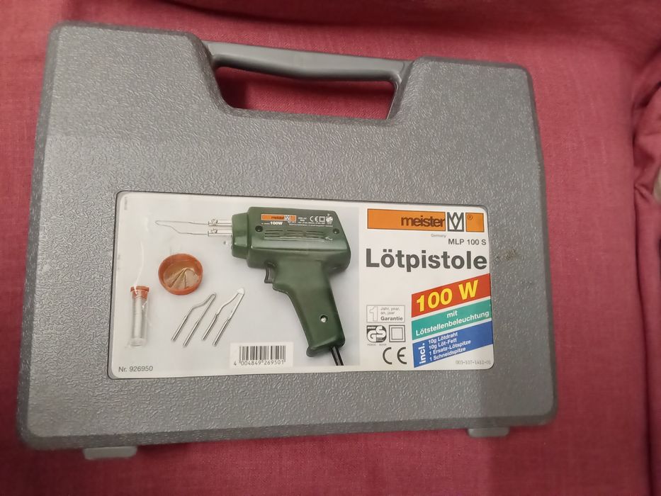 Trusa pistol de lipit 100 W.