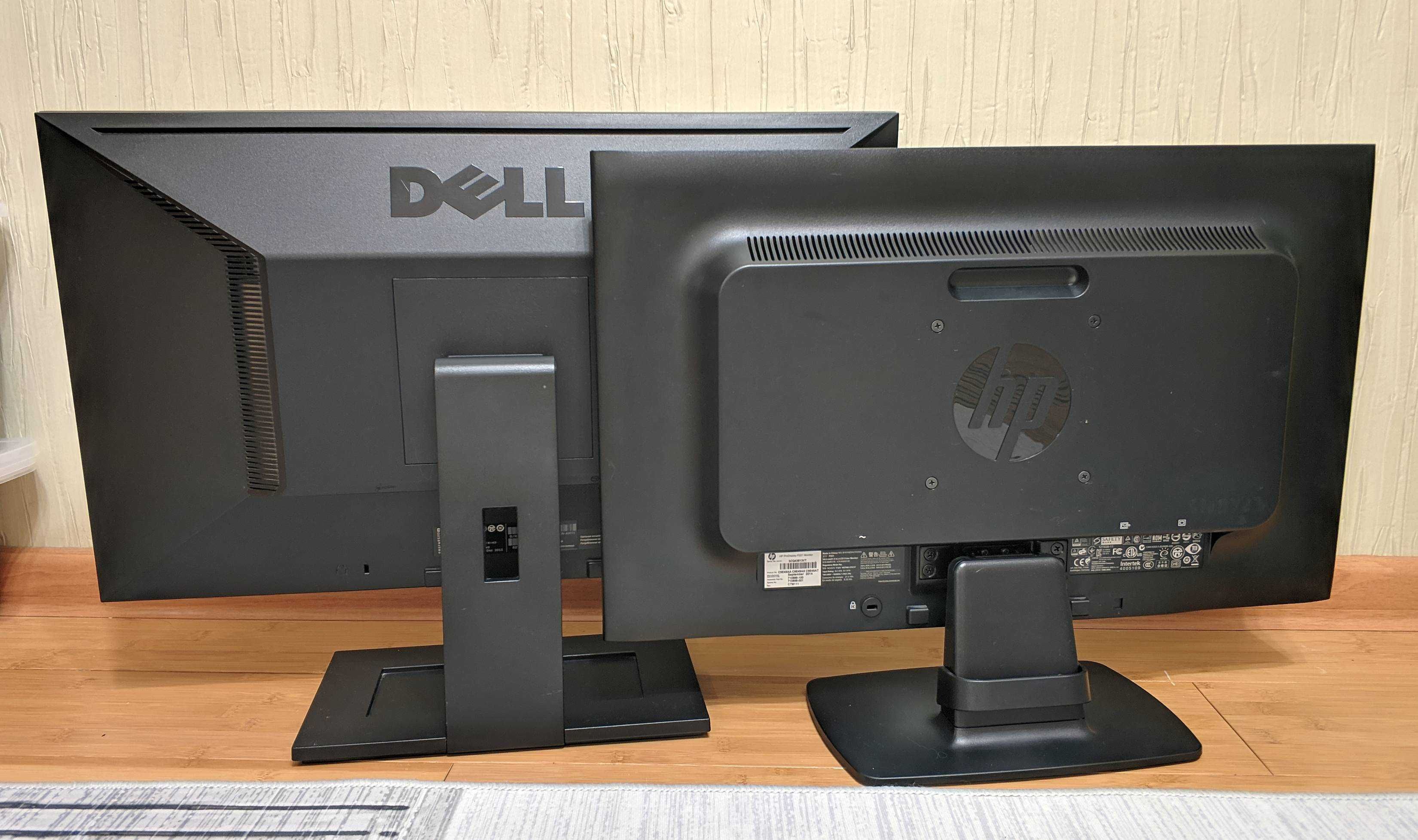 Мониторы HP 21.5" / DELL 23" FullHD 1920x1080