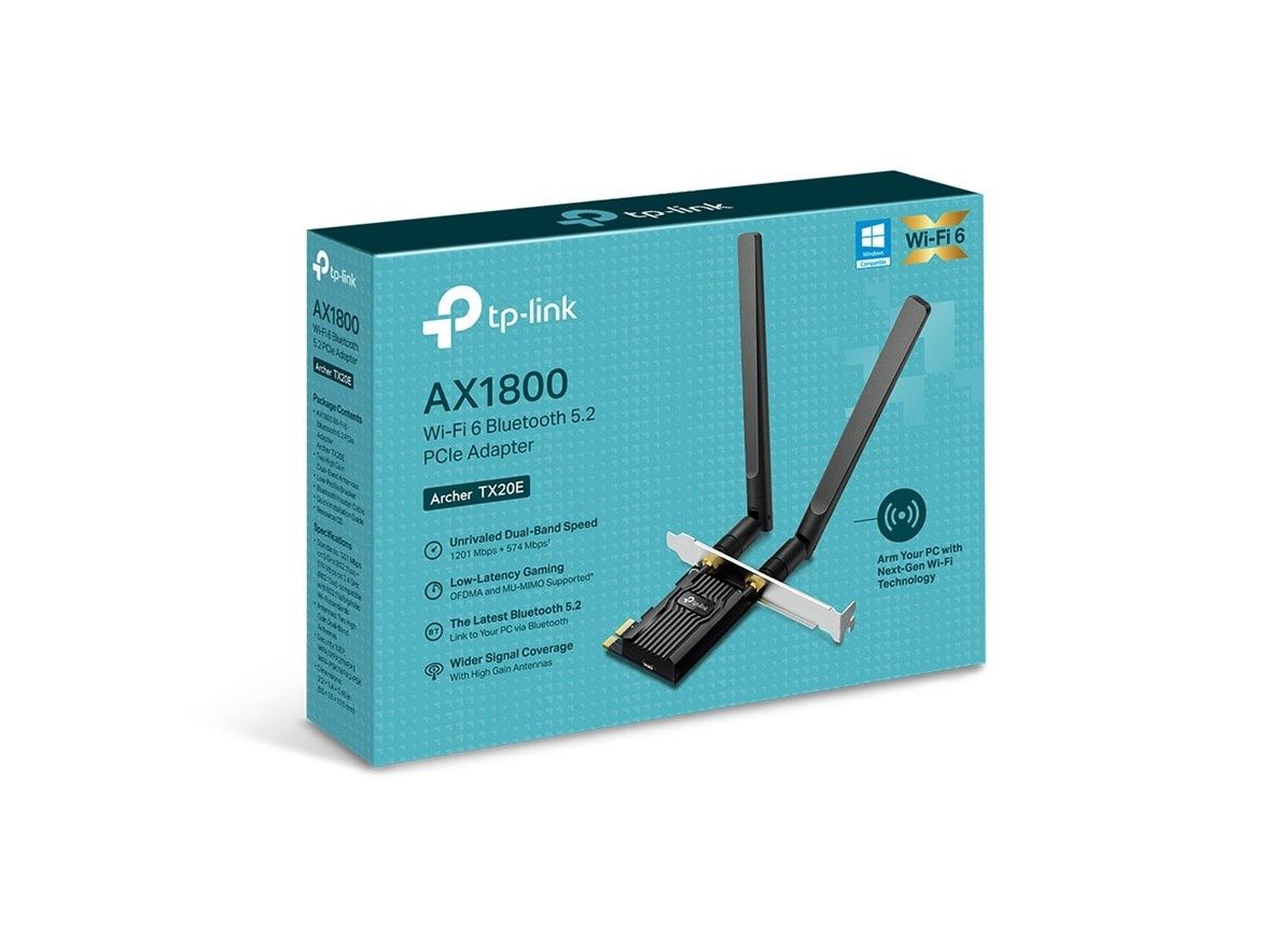 TPlink Archer TX20E AX1800 WiFi 6 Bluetooth 5.2 адаптер PCI-E Adapter