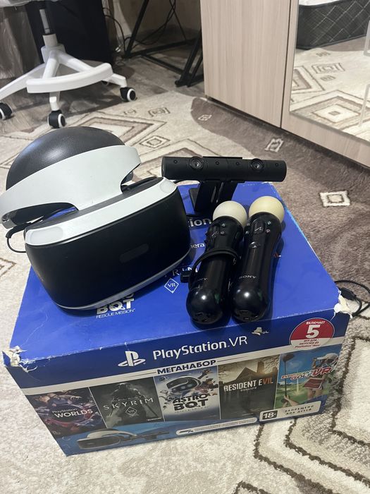VR очки Sony PS4 + камера + 2 контроллера