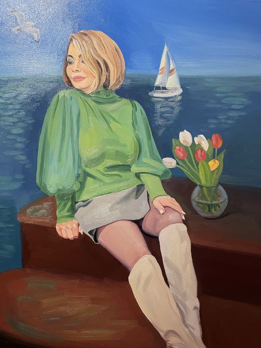 Художник выполнит портреты и картины