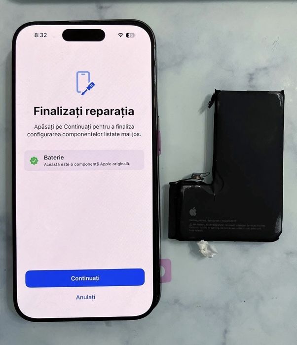Acumulator OEM NOU  iPhone 12 13 14 15 -Procent 100%-