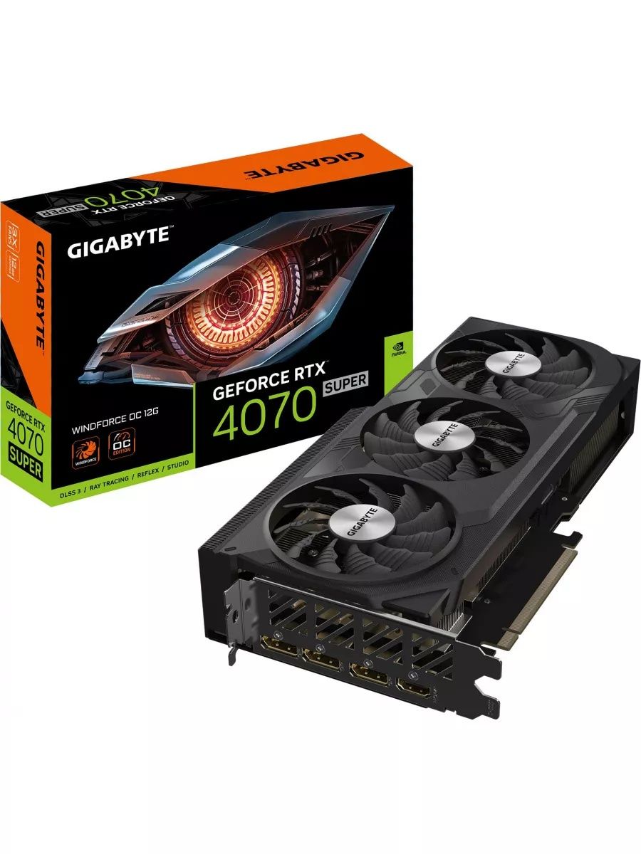 Видеокарта Gigabyte RTX4070 super OS 12 Gb