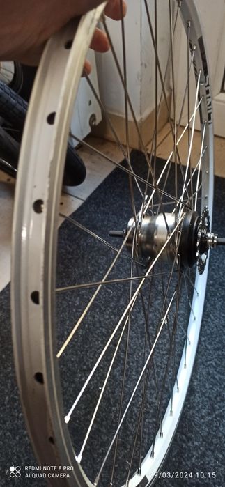 Roată 28-29 Nexus 7 spițe  Inox jantă dublă aliaj dublucapsată