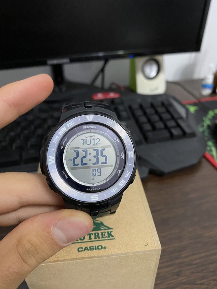 Ceas barbatesc Casio Pro Trek PRG-330-1ER Solar Triple Sensor