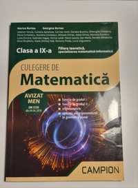 Culegere Matematica cls. a IX-a