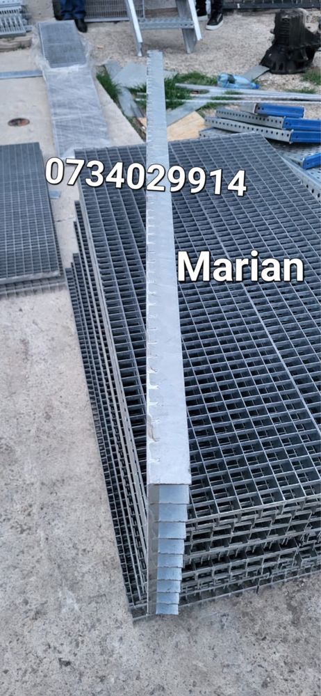 Trepte metalice zincate