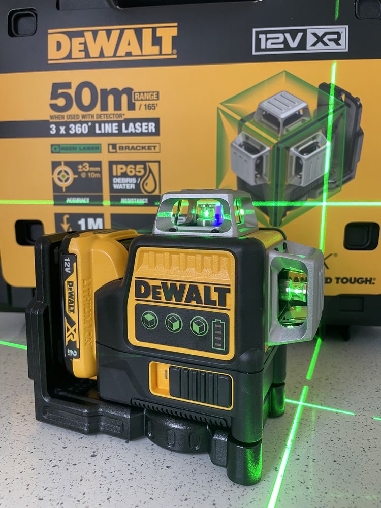 DeWALT DCE089D1G-QW XR. Laser Profesional 360° grade. Original Nou !