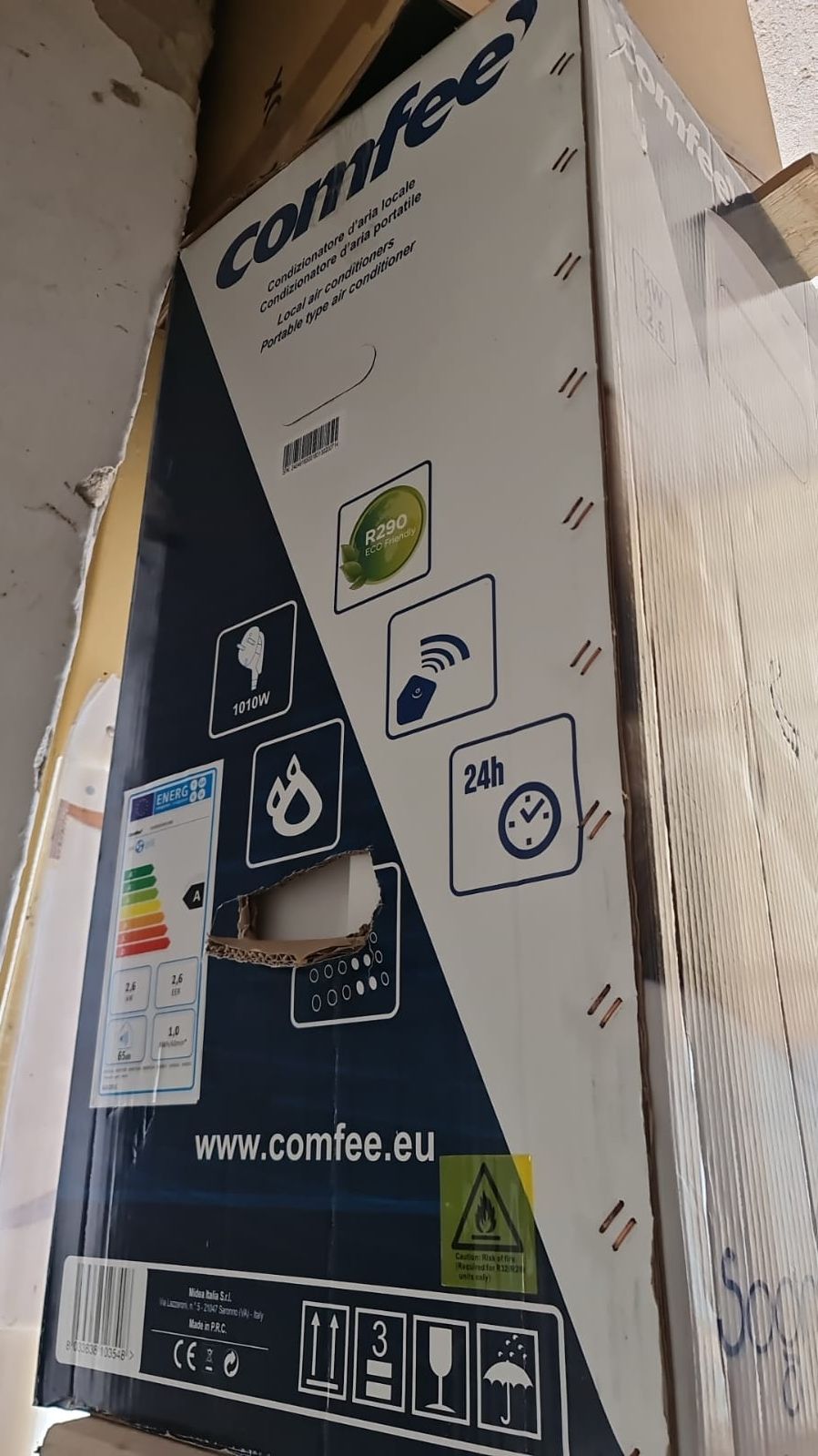 Vând aer condiționat mobil comfee