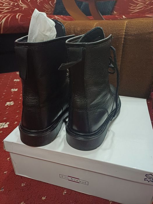 Дамски кубинки естествена кожа