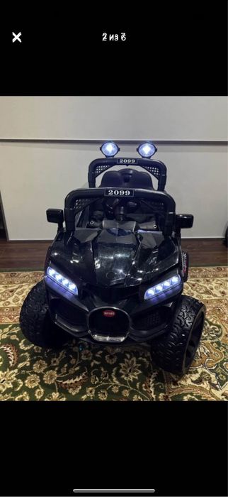 Bugatti bolalar mashinasi masofaviy pultli