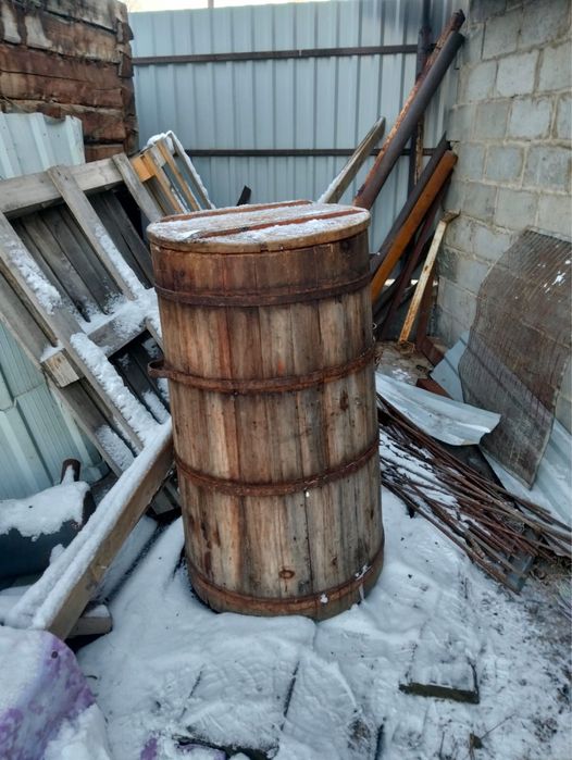 Деревяная бочка 200 литров