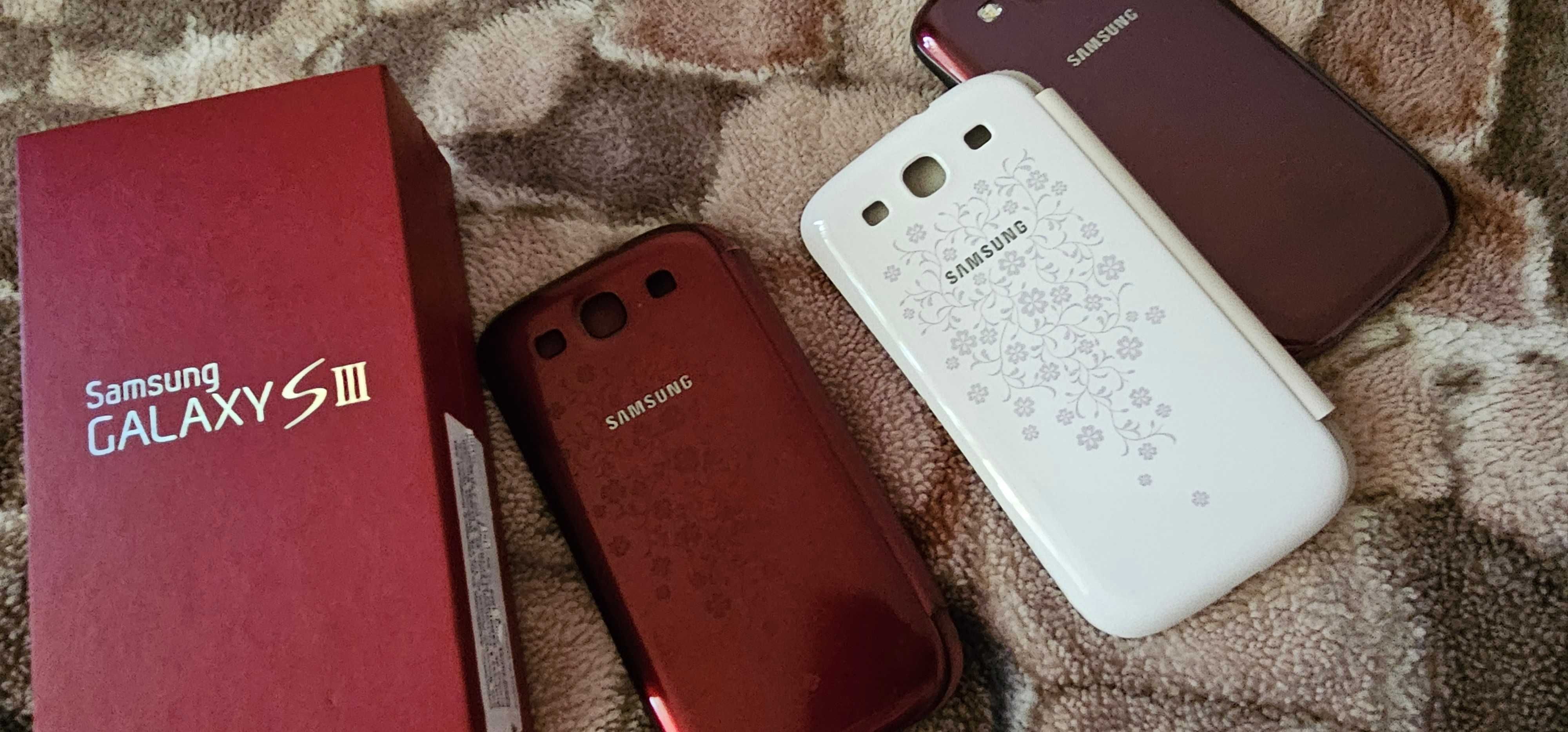 Telefon Mobil Samsung Galaxy SIII s3  I9300 16GB red La Fleur