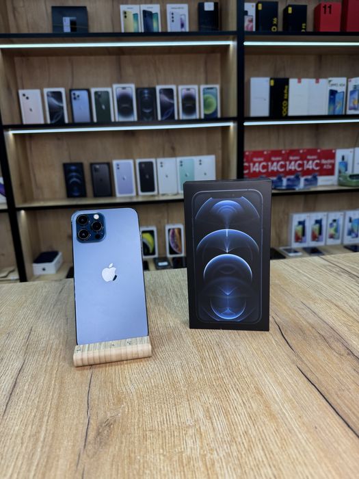 iphone 12 pro max 256  gb 76% синий