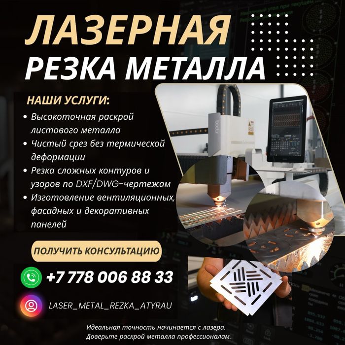 Лазерная Резка Металла с ЧПУ с чистым резом