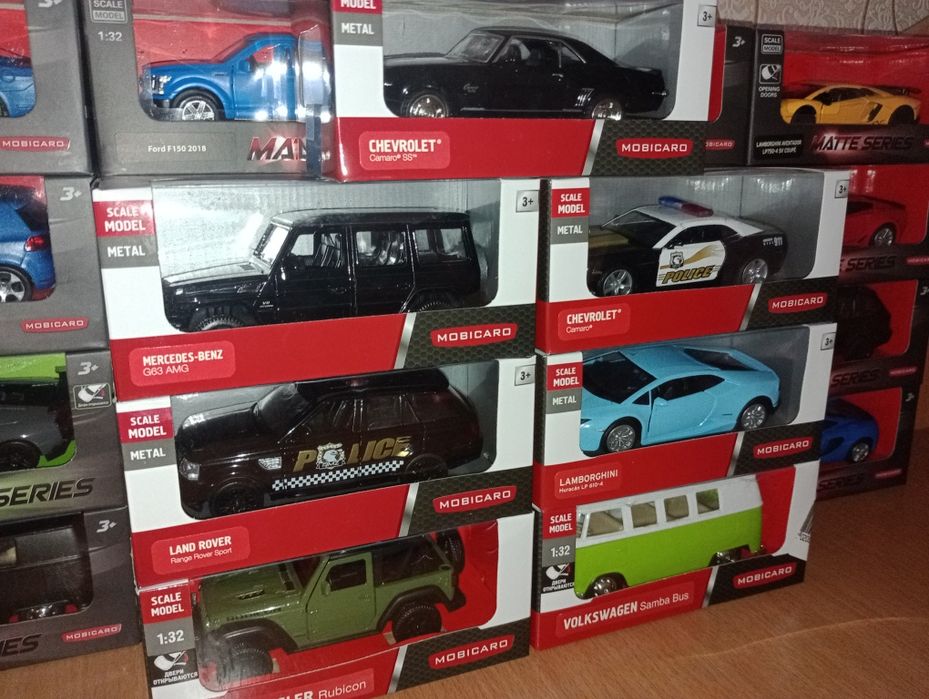 Модели машин в масштабе 1:32