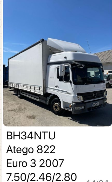 Camioane Mercedes ATEGO  7,490 kg  si  11990 kg de VANZARE