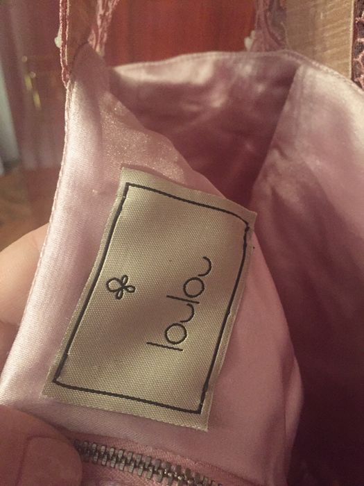 Rochie Loulou roz pudra